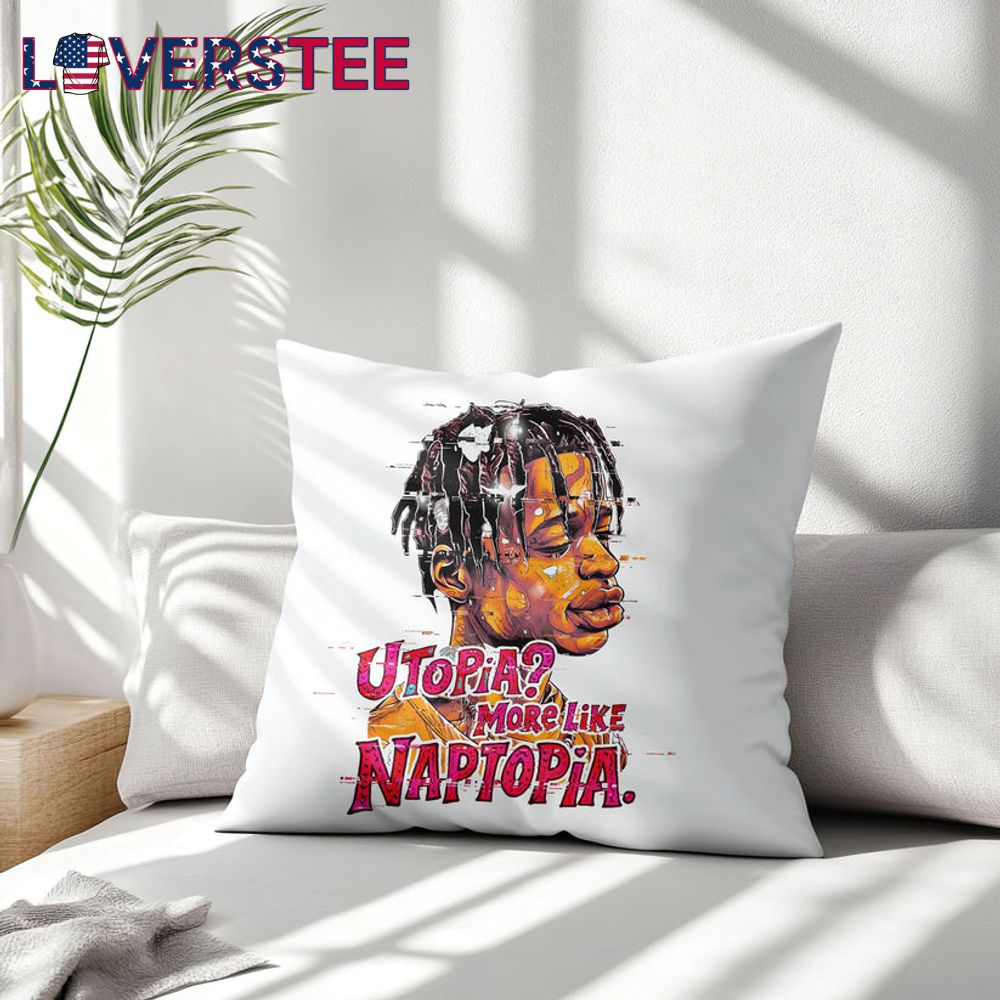 Sleepy Travis Naptopia Dreamer Meme Pillow Sleepy Travis Naptopia Dreamer Meme Pillow