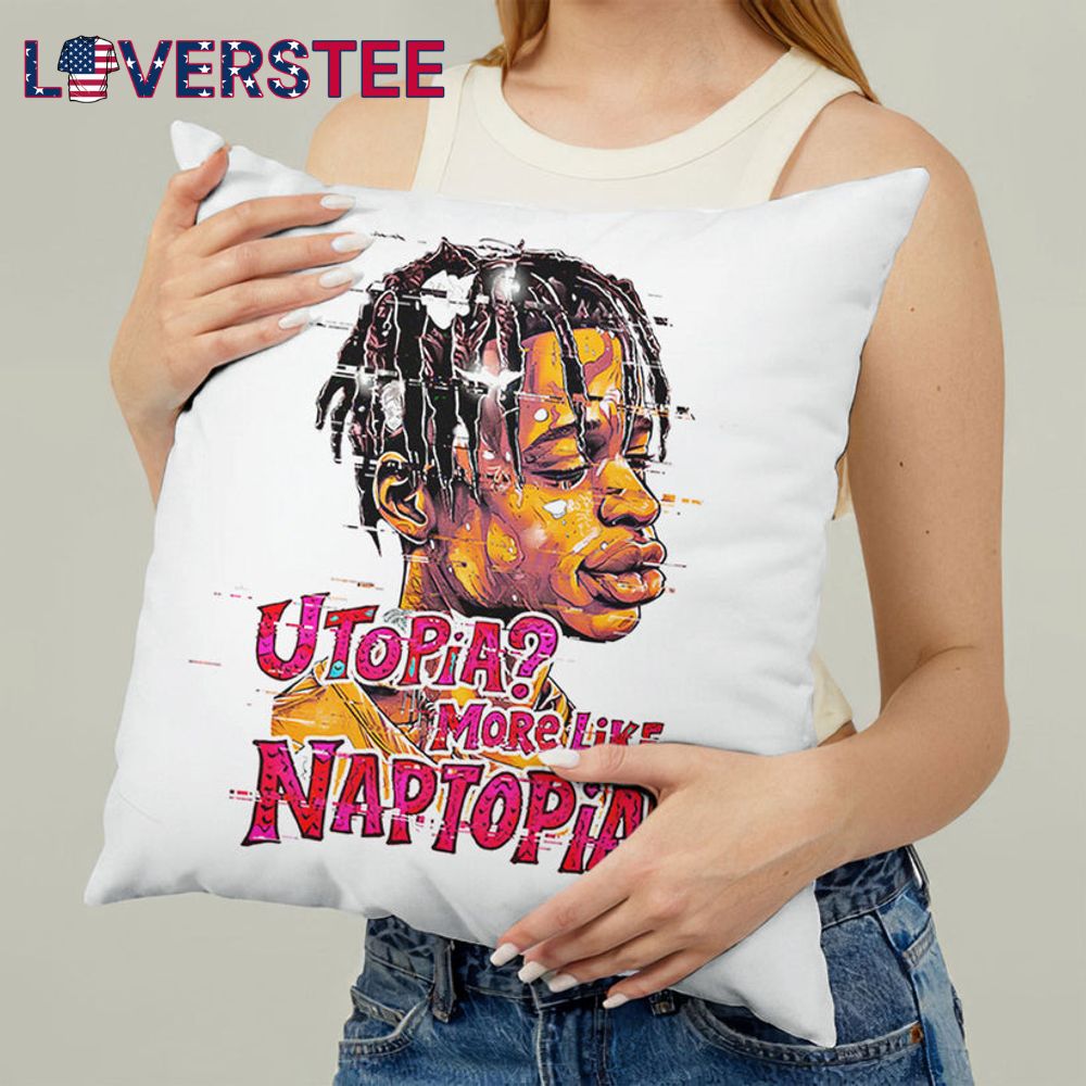 Sleepy Travis Naptopia Dreamer Meme Pillow Sleepy Travis Naptopia Dreamer Meme Pillow