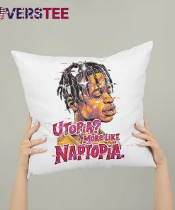 Sleepy Travis Naptopia Dreamer Meme Pillow
