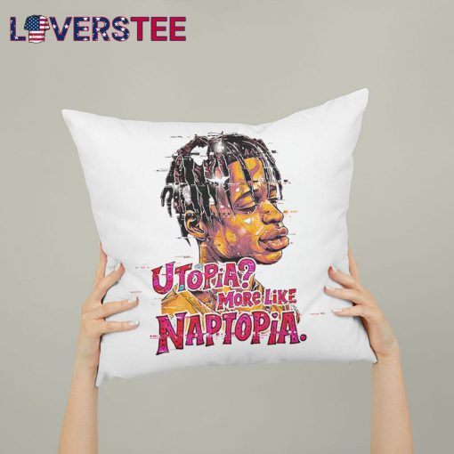 Sleepy Travis Scott Naptopia Dreamer Meme Pillow