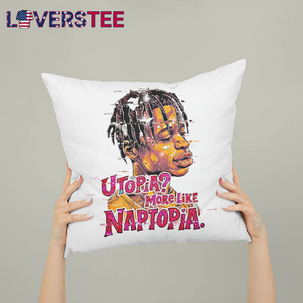 Sleepy Travis Naptopia Dreamer Meme Pillow Sleepy Travis Naptopia Dreamer Meme Pillow