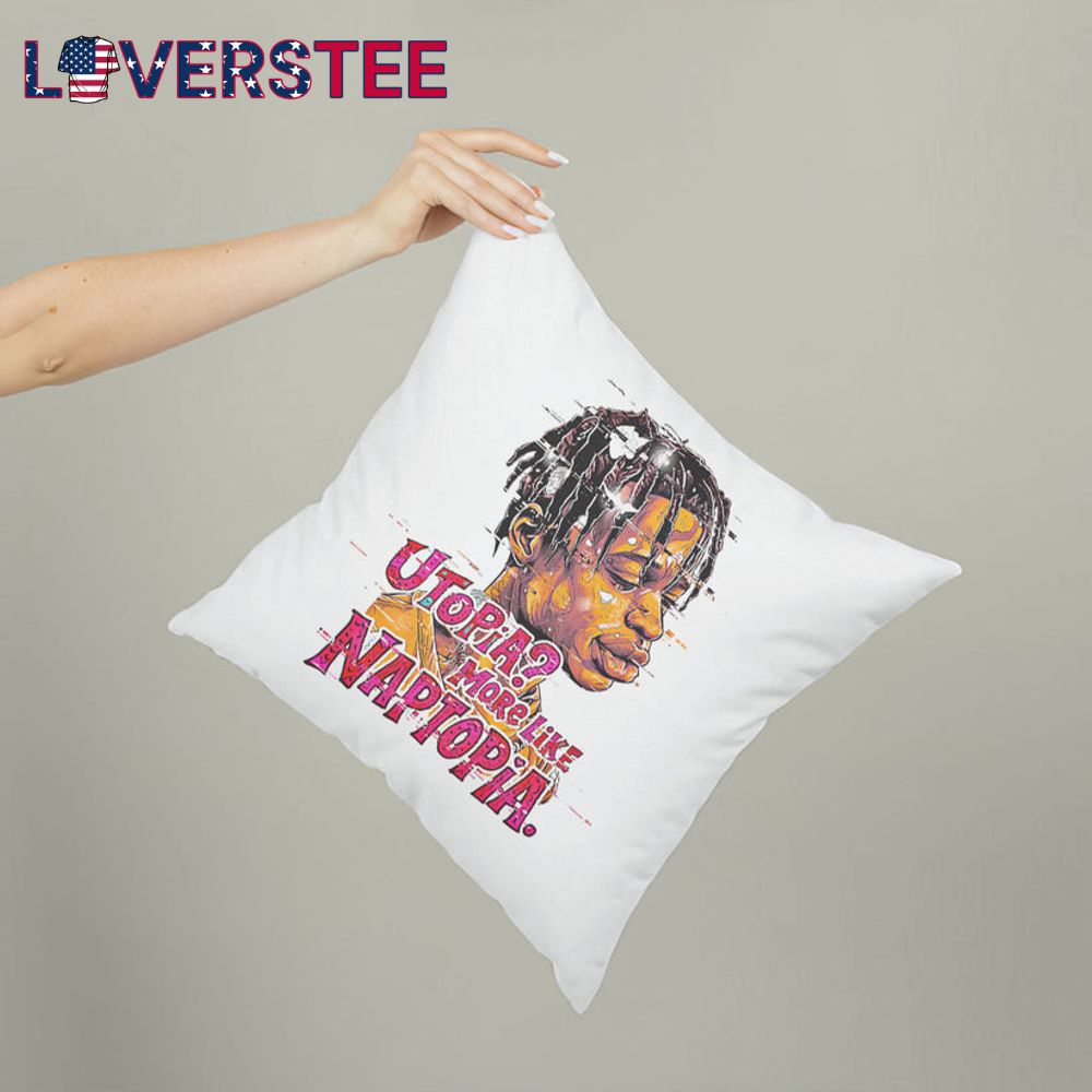 Sleepy Travis Naptopia Dreamer Meme Pillow Sleepy Travis Naptopia Dreamer Meme Pillow