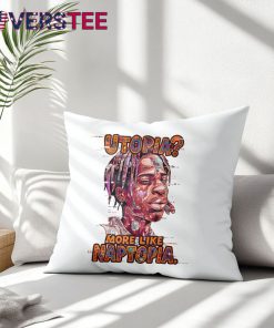 Sleepy Travis Scott Vibe Meme Pillow