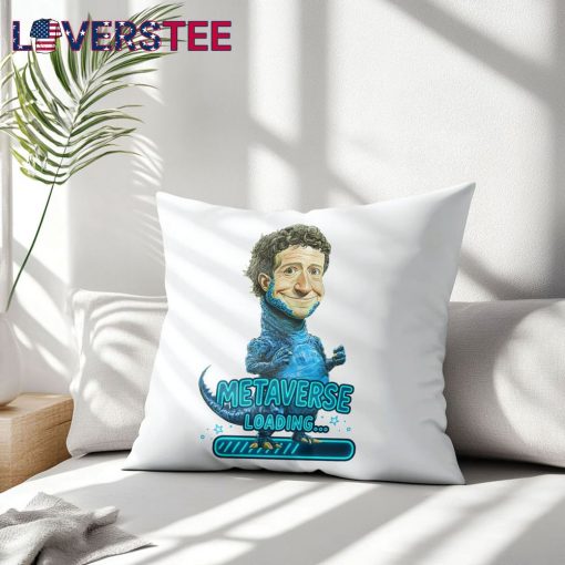 Mark Zuckerberg ZuckZilla Metaverse Loading Meme Pillow