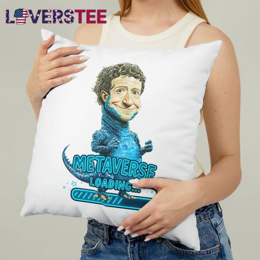Mark Zuckerberg ZuckZilla Metaverse Loading Meme Pillow