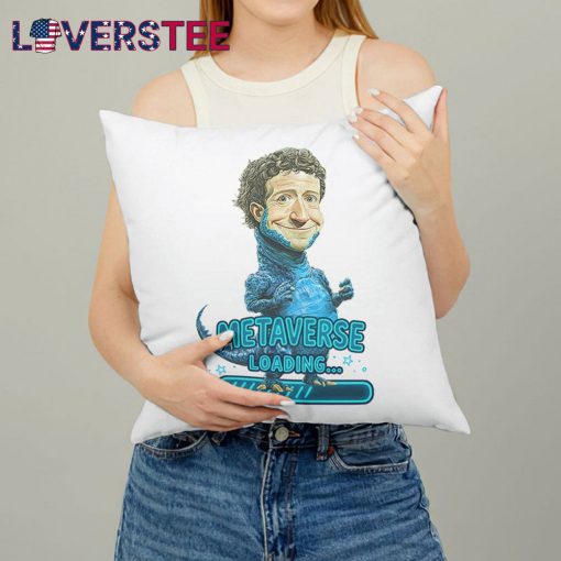 Mark Zuckerberg ZuckZilla Metaverse Loading Meme Pillow