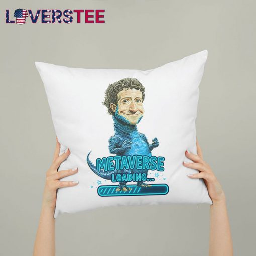Mark Zuckerberg ZuckZilla Metaverse Loading Meme Pillow