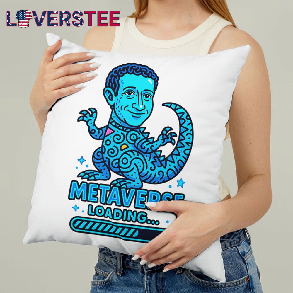 ZuckZilla Metaverse Meme Pillow ZuckZilla Metaverse Meme Pillow