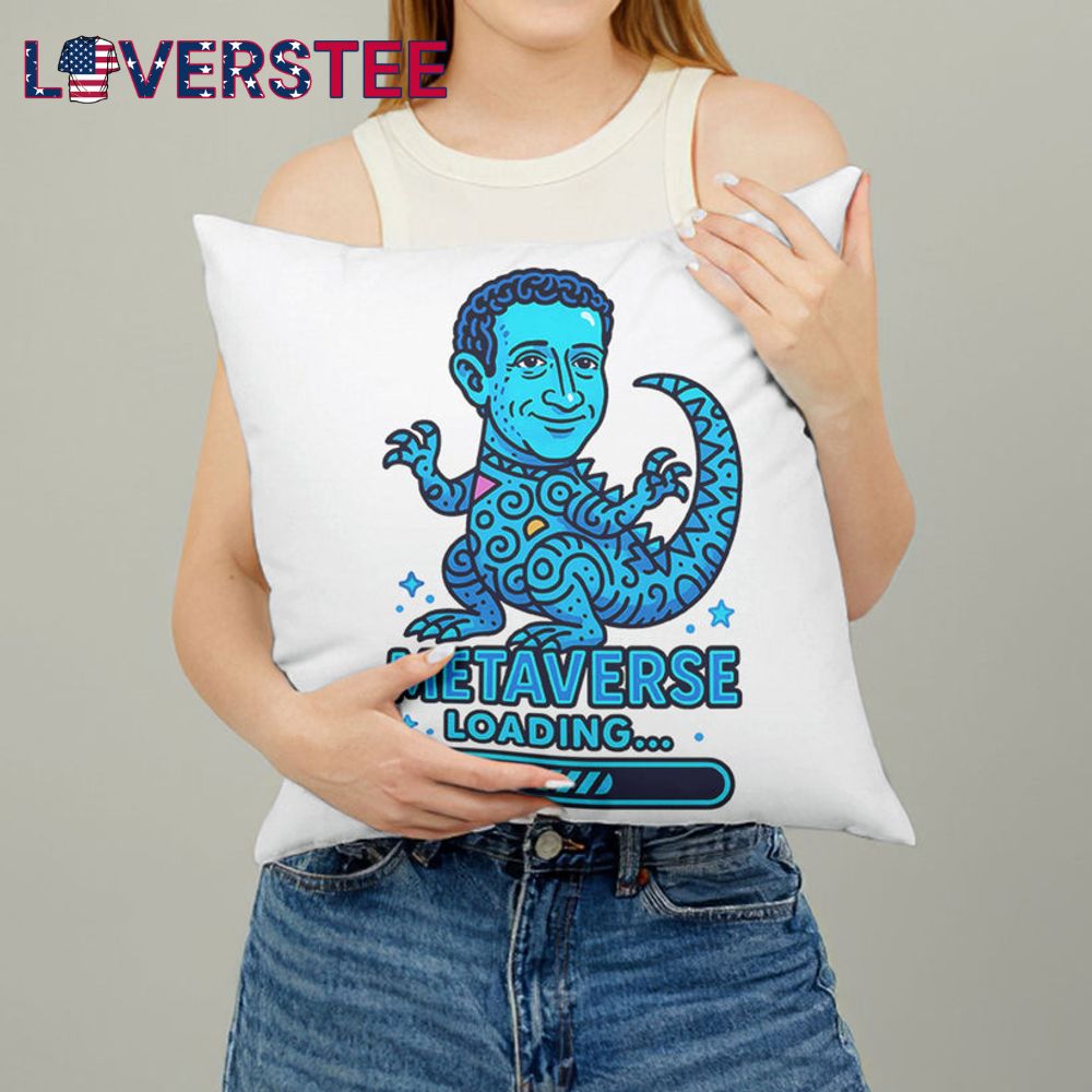 ZuckZilla Metaverse Meme Pillow ZuckZilla Metaverse Meme Pillow