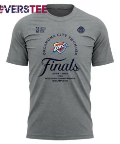 Oklahoma City Thunder Western Conference Finals Champions Special Grey Tee