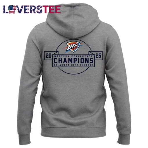 Oklahoma City Thunder Western Conference Finals Champions Special Grey Hoodie