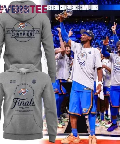 Oklahoma City Thunder Western Conference Finals Champions Special Grey Hoodie