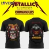 Washington Commanders x Metallica M72 World Tour in Northwest Stadium T-shirt