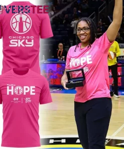 Chicago Sky Play4Kay Hope Women’s Cancer Pink Tee